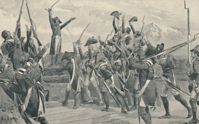 Żołnierze Rampons składają przysięgę, że nigdy się nie poddadzą, 1796, 1896 autorstwa Unbekannt