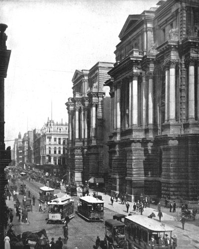 Randolph Street, Chicago, Illinois, USA, ok. 1900. autorstwa Unbekannt