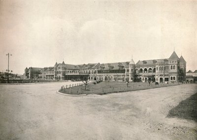 Dworzec kolejowy w Rangunie, 1900. autorstwa Unbekannt