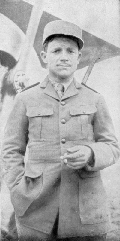 Raoul Lufbery, francusko-amerykański pilot myśliwski i as latający I wojny światowej, 1914-1918 autorstwa Unbekannt