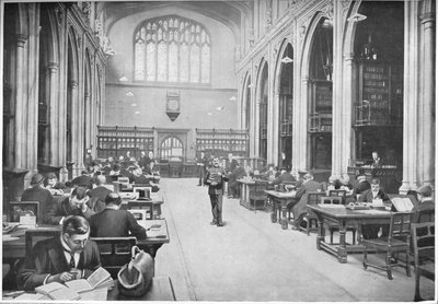 Czytelnia, Guildhall Library, City of London, c1903 1903 autorstwa Unbekannt