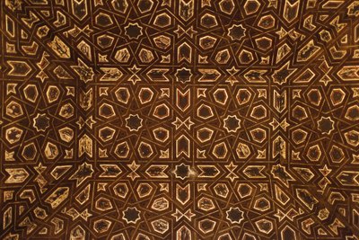 Real Alcazar de Sevilla - dekoracja sufitu Sewilla Espagne autorstwa Unbekannt