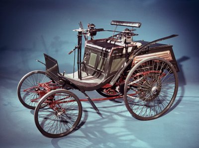 Samochód Benz Velo z tylnym silnikiem, niemiecki, 1894 autorstwa Unbekannt
