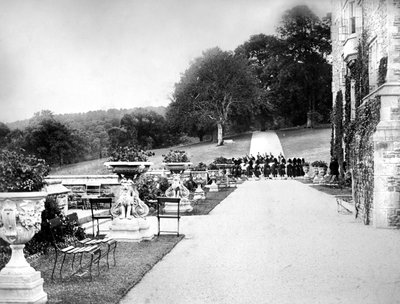 Tylny ogród, Flete, c1882 autorstwa Unbekannt