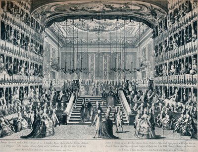 Przyjęcie Wielkiego Księcia i Księżnej Rosji w Teatrze San Benedetto, 1902 autorstwa Unbekannt