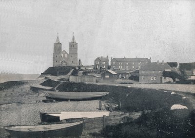 Reculver - Wieś i wieże Reculver, 1895 autorstwa Unbekannt