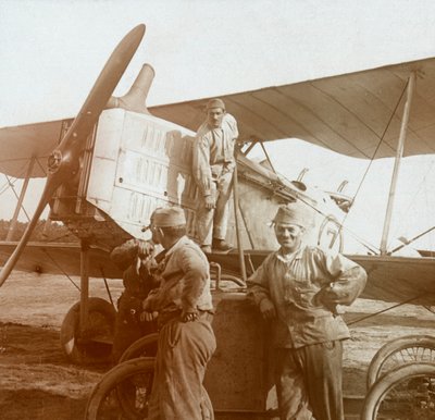 Dwupłatowiec do tankowania, c1914-c1918 autorstwa Unbekannt