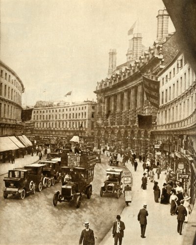 Regent Street, Londyn, 1912, 1935. autorstwa Unbekannt