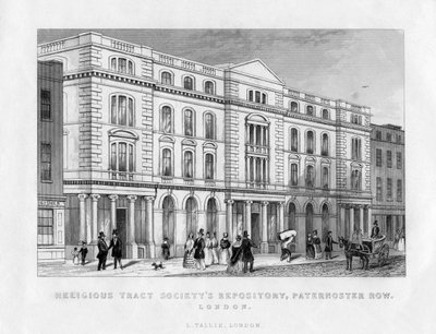 Repozytorium Stowarzyszeń Religijnych, Paternoster Row, Londyn, XIX w. autorstwa Unbekannt