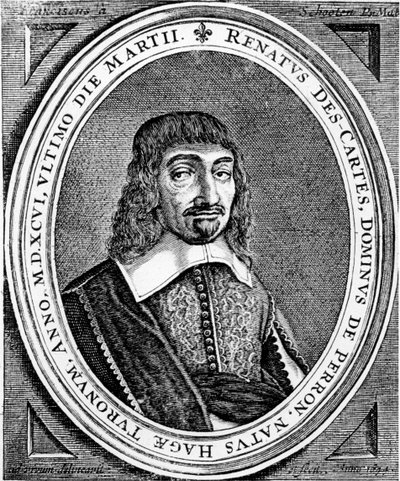 Rene Descartes, francuski filozof i matematyk, 1672 autorstwa Unbekannt