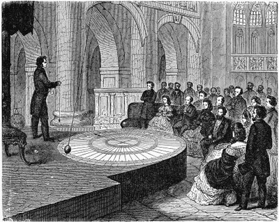 Powtórzenie demonstracji Foucaulta o obrocie Ziemi, maj 1851 c1890 autorstwa Unbekannt