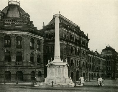 Replika pomnika Holwell wzniesionego przez Lorda Curzona, 1925. autorstwa Unbekannt