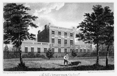 Rezydencja Johna Coakleya Lettsoma, Camberwell, Londyn, 1817 autorstwa Unbekannt