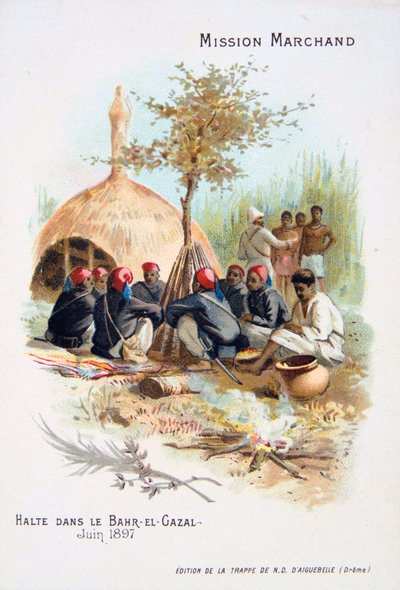Odpoczynek w Bahr-el-Ghazal, czerwiec 1897 autorstwa Unbekannt