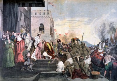 Powrót Krzysztofa Kolumba, 1892 autorstwa Unbekannt