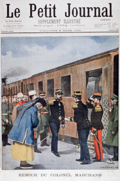 Powrót pułkownika Marchanda do Chin, 1902 autorstwa Unbekannt
