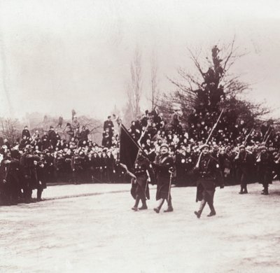 Powrót Belgów do Liége, Belgia, c1914-c1918 autorstwa Unbekannt