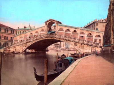 Most Rialto, Wenecja autorstwa Unbekannt
