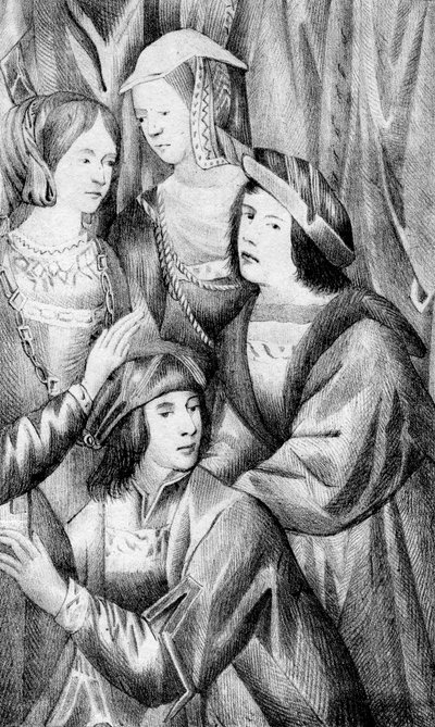 Ryszard III i Edward IV autorstwa Unbekannt