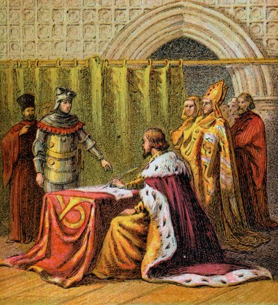 Abdykaty Ryszarda II, 1399, ok. 1850 autorstwa Unbekannt