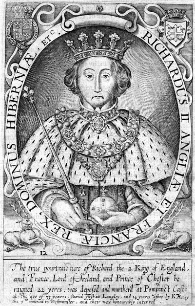 Ryszard II, król Anglii autorstwa Unbekannt