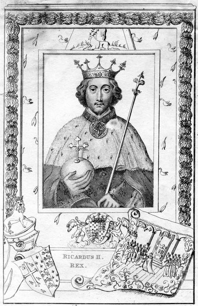 Ryszard II, król Anglii autorstwa Unbekannt