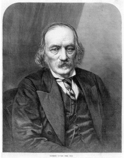 Richard Owen, angielski anatom i paleontolog, 1872 autorstwa Unbekannt