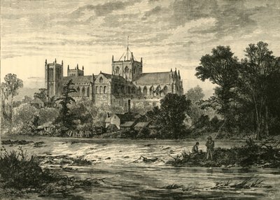 Ripon Minster, z południowego wschodu, 1898. autorstwa Unbekannt
