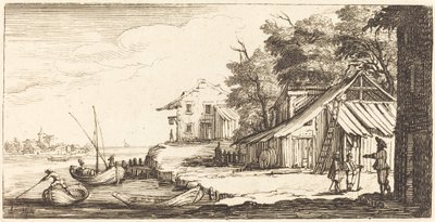 Brzeg rzeki, 1635 lub później. autorstwa Unbekannt