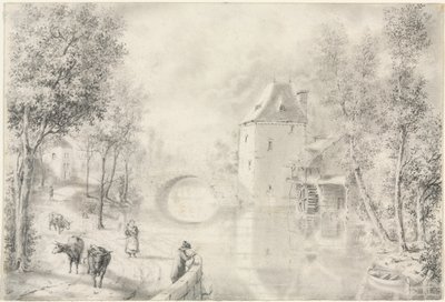 Droga przy Starym Moście, 1800 rok. autorstwa Unbekannt