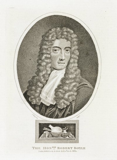 Robert Boyle (1627-1691), irlandzki fizyk i chemik autorstwa Unbekannt