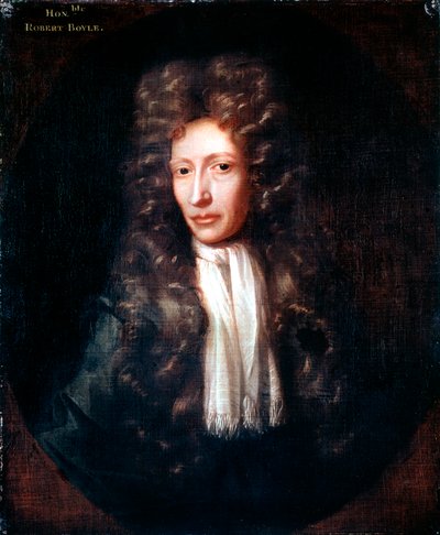 Robert Boyle, urodzony w Irlandii chemik i fizyk, c1689-1690 autorstwa Unbekannt