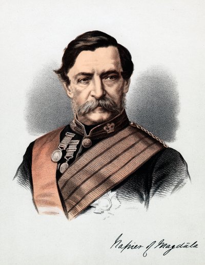 Robert Cornelius Napier, 1. baron Napier z Magdali, żołnierz brytyjski, ok. 1880 r. autorstwa Unbekannt