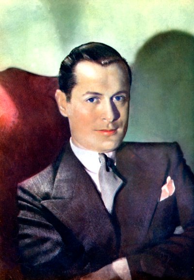 Robert Montgomery, amerykański aktor i reżyser filmowy, 1934-1935 autorstwa Unbekannt