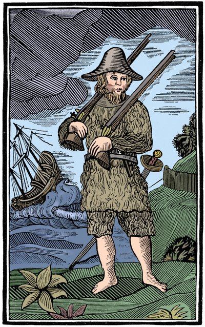 Robinson Crusoe, szlif książkowy, XVIII w. 1964 autorstwa Unbekannt