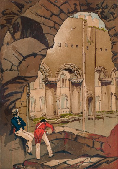 Zamek Rochester. - Wnętrze, c1845, 1864 autorstwa Unbekannt