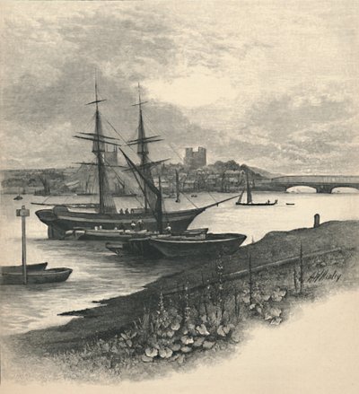 Rochester, ze Strood, 1886 r. autorstwa Unbekannt