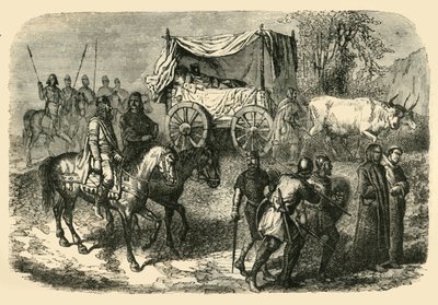 Roi Faineant Królewski Sluggard z rasy Merowingów, VII wiek, 1890. autorstwa Unbekannt