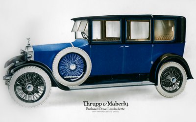 Zamknięty napęd Rolls-Royce Landaulette z przegrodą za sterownikiem, c1910-1929 autorstwa Unbekannt