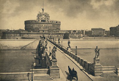 Roma - Most i Zamek św. Anioła, 1910 autorstwa Unbekannt