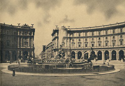 Roma – Plac Esedra i Fontanna Najady, 1910 autorstwa Unbekannt