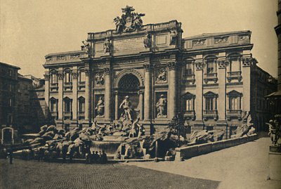 Roma - Fontanna di Trevi, 1910 autorstwa Unbekannt