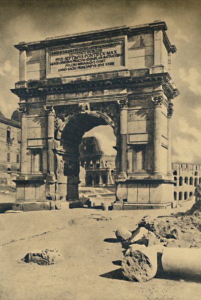 Roma - Forum Romanum - Łuk Tytusa, 1910. autorstwa Unbekannt