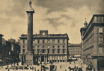 Roma - Plac i Kolumna Marka Aureliusza, 1910 autorstwa Unbekannt