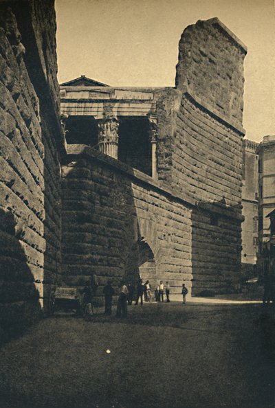 Roma - Ściana Forum Augusta, 1910 autorstwa Unbekannt