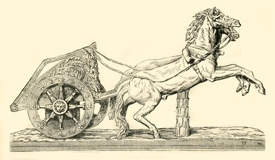 Rzymski rydwan wyścigowy, 1890. autorstwa Unbekannt