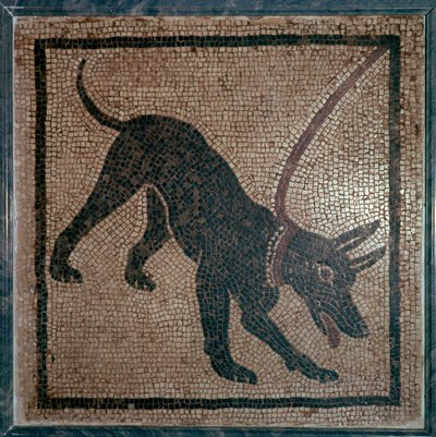 Rzymska mozaika psa, I wiek autorstwa Unbekannt