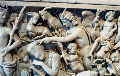 Rzymski sarkofag z legendą o Selene i Endymionie, 230-235 rne autorstwa Unbekannt