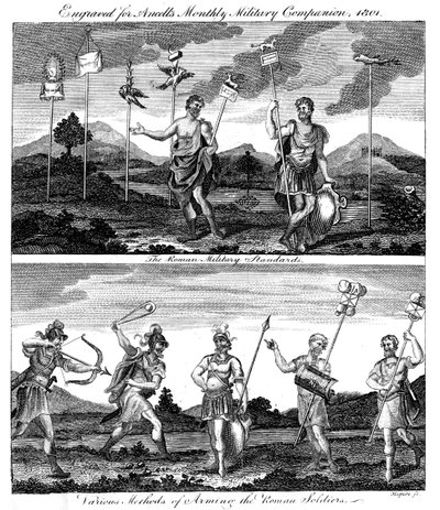 Żołnierze rzymscy, 1801 autorstwa Unbekannt