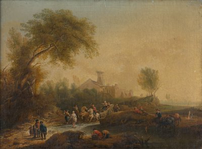 Romantyczny krajobraz autorstwa Unbekannt